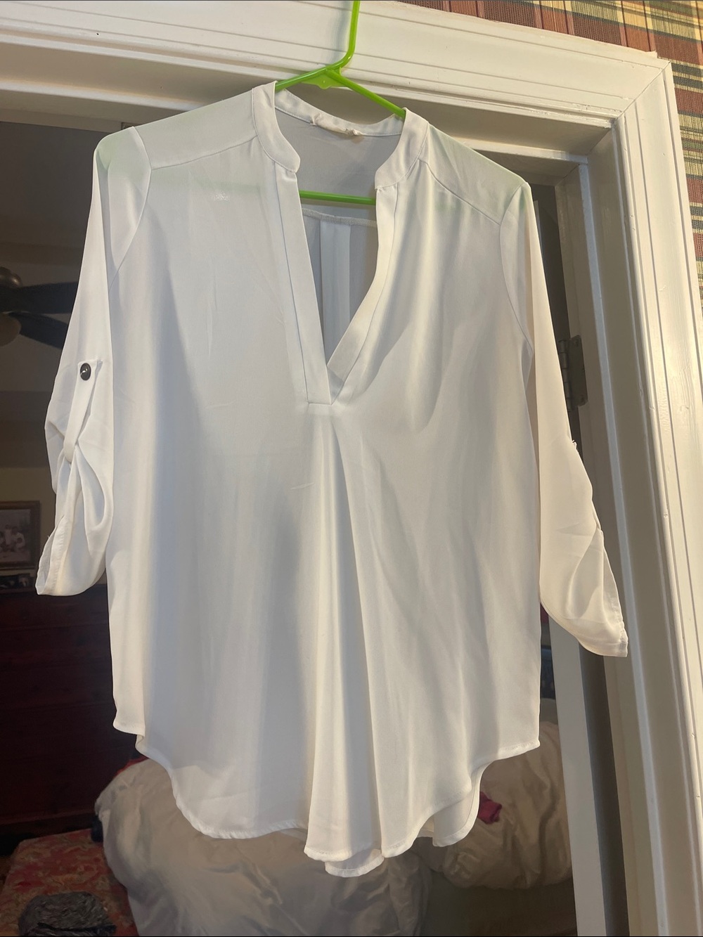 Lush Sheer off white tunic